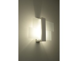 Lampa ścienna w stylu skandynawskim Designerski Kinkiet FENIKS 1 w kolorze białym