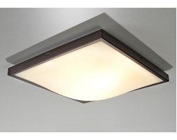 Nowoczesna lampa sufitowa kwadratowy plafon STUDIO 40 Wenge