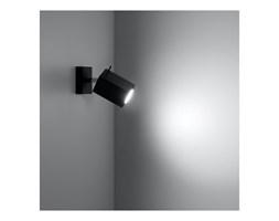 Designerska Lampa Ścienna Halogen Kinkiet MERIDA czarny LED!