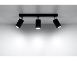 Lampa Sufitowa Listwa Spot Plafon RING 3 czarny LED!