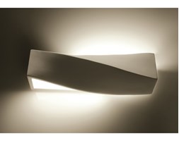 Nowatorska lampa ścienna wykręcony kinkiet ceramiczny SIGMA