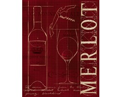 Dekoruj24.pl - obraz na płótnie Wine Blueprint II v.2