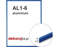 Dekoruj24.pl - Rama na wymiar od 18x18cm, aluminiowa w kolorze niebieskim - AL1-6