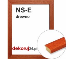 Dekoruj24.pl - Rama na wymiar od 18x18cm, drewniana w kolorze jasnego mahoniu - NS-E