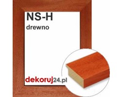 Dekoruj24.pl - Rama na wymiar od 18x18cm, drewniana w kolorze jasnego mahoniu - NS-H