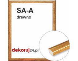 Dekoruj24.pl - Rama na wymiar od 18x18cm, drewniana w kolorze starego, przecieranego złota - SA-A