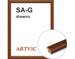 Dekoruj24.pl - Rama na wymiar od 18x18cm, drewniana w kolorze dębu rustykalnego - SA-G