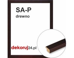 Dekoruj24.pl - Rama na wymiar od 18x18cm, drewnianaw kolorze wenge - SA-P