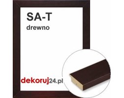 Dekoruj24.pl - Rama na wymiar od 18x18cm, drewnianaw kolorze wenge - SA-T