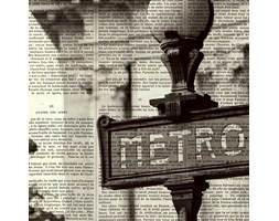 Dekoruj24.pl - reprodukcja na papierze Metro I Crop