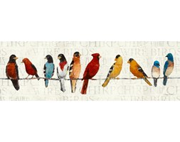Dekoruj24.pl - reprodukcja na papierze The Usual Suspects - Birds on a Wire