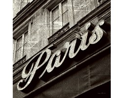 Dekoruj24.pl - reprodukcja na papierze Newsprint Paris