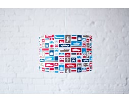LAMPA WISZĄCA TRANSPORT GRANATOWY