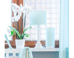 LAMPA DLA DZIECI LOVELY DOTS MINT