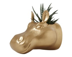 Doniczka hippo złota