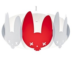 Abażur Buxy dla lampy dziecięcej biały + czerwony z zawieszeniem (+ 11 zł)