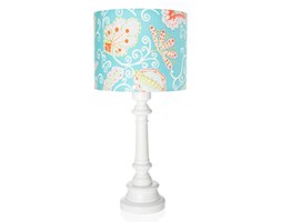 Lampa dla dzieci Turkusowe Kwiaty Pomarańczowy