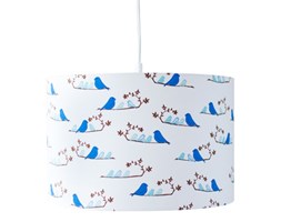 Lampa wisząca Granatowe Ptaszki Biały