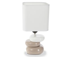 Nowoczesna Lampa Ceramiczna Eurofirany Bonnie Beż+Jasny Brąz