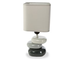 Nowoczesna Lampa Ceramiczna Eurofirany Bonnie Srebrny+Grafitowy