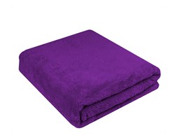 Ciepły Koc Z Mikrofibry Alaska Śliwka 150x200 BBK