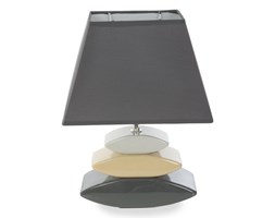 Nowoczesna Lampa Ceramiczna Eurofirany Elsie Grafit+Beż