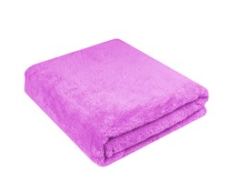 Ciepły Koc Z Mikrofibry Alaska Wrzos 150x200 BBK