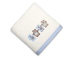 Ręcznik Kąpielowy Dla Dzieci 70x140 Eurofirany Baby3 Niebieski
