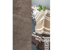 Koc bawełniano-akrylowy 150 x 200 UmiPled Jednobarwny Cotton Cloud 0293-09