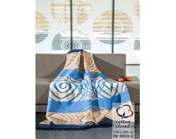 Ciepły Koc Bawełniany 150x200 Cotton Cloud 0832-2