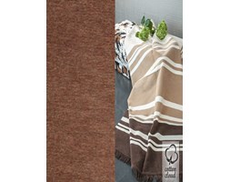 Koc bawełniano-akrylowy 150 x 200 UmiPled Jednobarwny Cotton Cloud 0293-07
