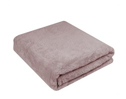 Ciepły Koc Z Mikrofibry Alaska Beżowy 200x220 BBK