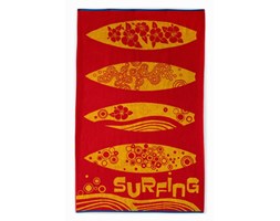 Ręcznik Plażowy 100x160 Zwoltex Surfing Czerwony