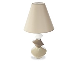Nowoczesna Lampa Ceramiczna Eurofirany April Beż+Brąz