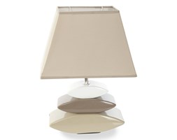 Nowoczesna Lampa Ceramiczna Eurofirany Elsie Beż+Brąz
