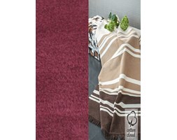 Koc bawełniano-akrylowy 150 x 200 UmiPled Jednobarwny Cotton Cloud 0293-28