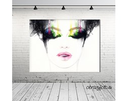 Abstract fashion watercolor illustration