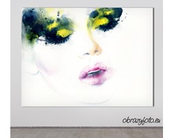 Abstract fashion watercolor illustration