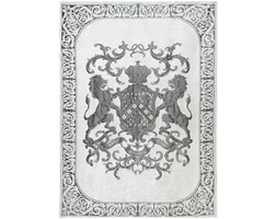 PLED/PANEL WHITE&SILVER"CASTLE"175X235CM