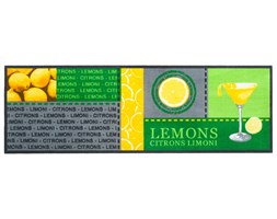 Vopi Wewnętrzna wycieraczka do kuchni Lemons, 50 x 150 cm