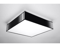 Elegancka Lampa Sufitowa Plafon HORUS 45 Czarny Kwadrat