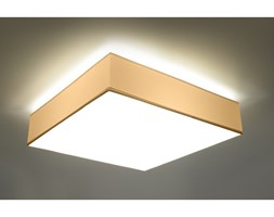 Rewelacyjny Efekt Świetlny Lampa na Sufit Plafon HORUS 45 Biały Kwadrat