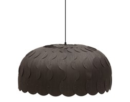 David Trubridge Beau barwiona na czarno lampa bambusowa