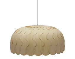 David Trubridge Beau naturalna lampa bambusowa