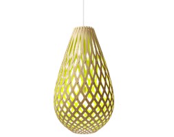 David Trubridge Koura lampa sufitowa, bambusowa, różne kolory
