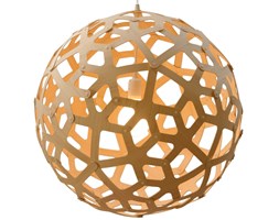 David Trubridge Coral naturalna bambusowa lampa sufitowa