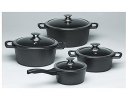 Zestaw MG HOME 8 elemetowy komplet garnków PIATTI + patelnia 24CM PIATTI