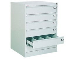 99551751 Szafka kartotekowa 0,8-1,5mm, 6 szuflad (wymiary: 1000x775x630 mm)