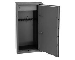 99552651 Szafa do przechowywania broni, 1 drzwi, 1 skarbczyk, przystosowana na 11 szt. broni długiej (wymiary: 800x450x1500 mm)