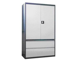99551734 Szafa aktowa, 2 drzwi, 2 szuflady (wymiary: 1990x1000x435 mm)